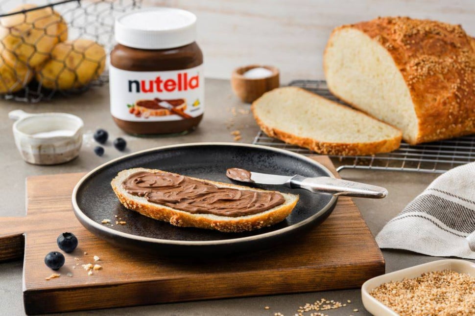 Burgonyás kenyér Nutella®-val