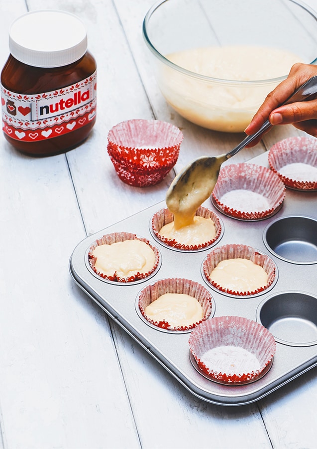 Vanilla Christmas Nutella® Muffins