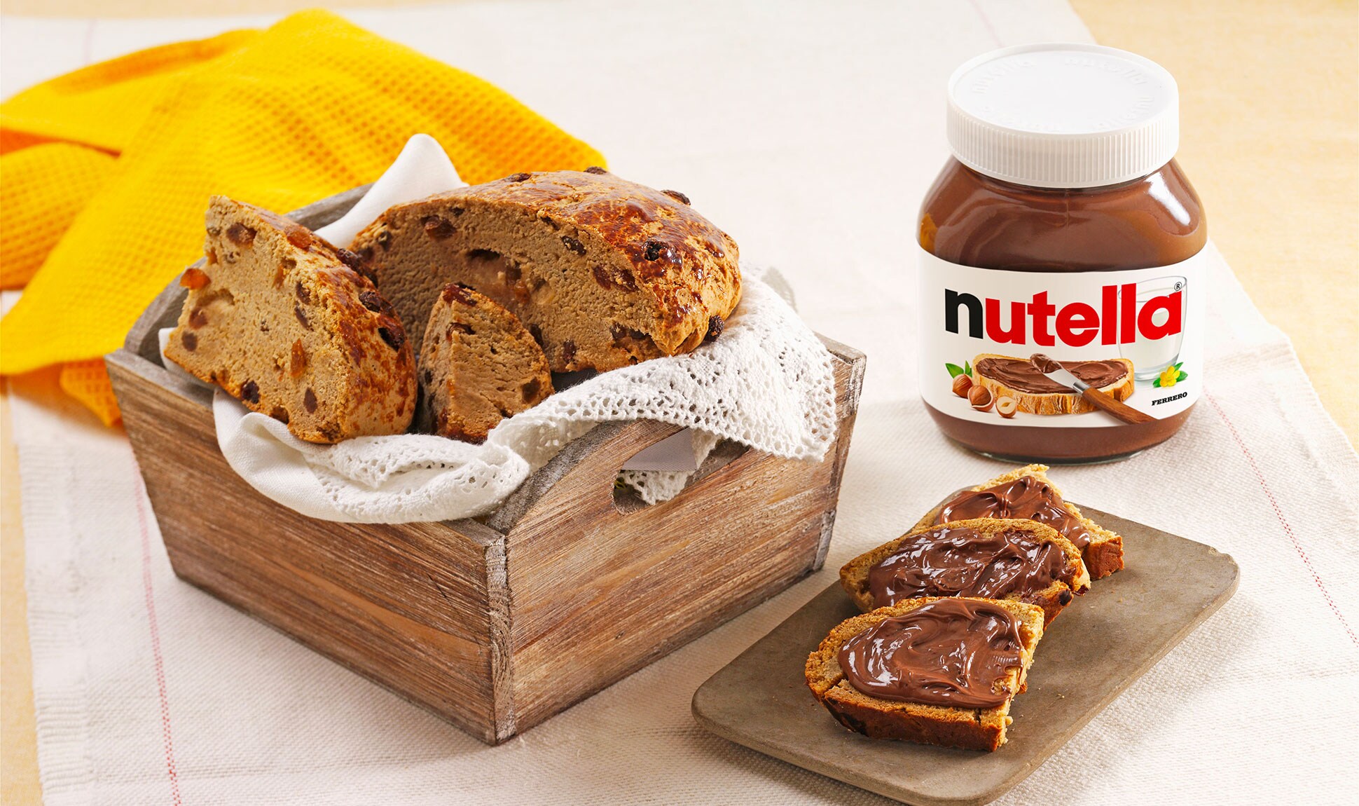 Must And Raisin Sweet Bread With Nutella® Recipe Nutella® International 