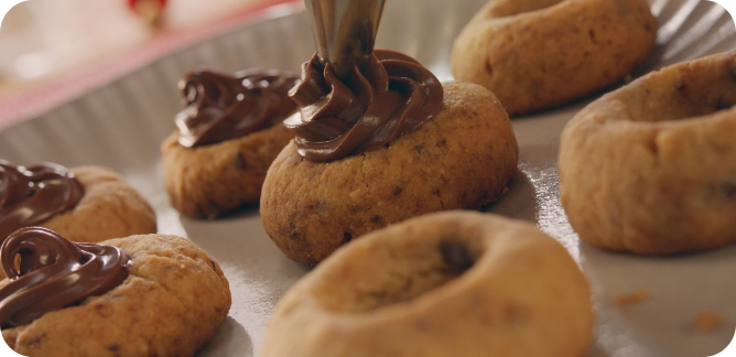 Receta: galletas rellenas de Nutella®