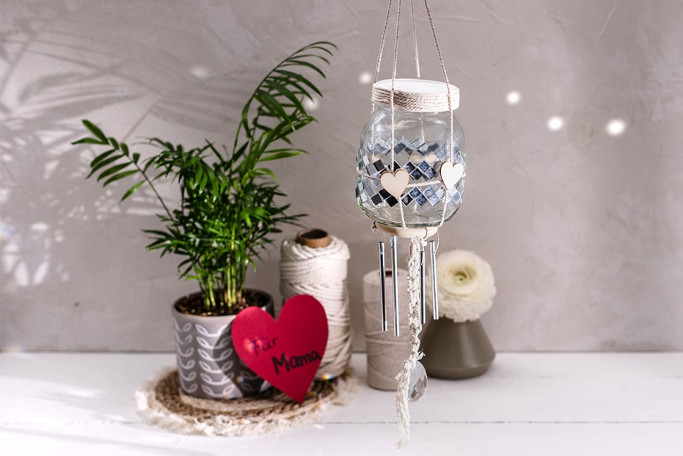 Nutella® jar wind chime