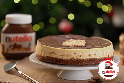 Cheesecake di Natale con Nutella®