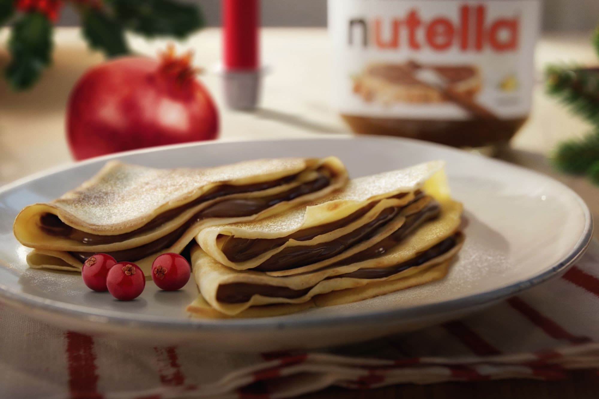 Crêpes di Natale con Nutella®