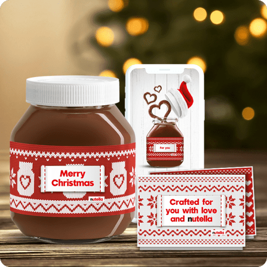 Nutella - In attesa delle feste, la famiglia Nutella® si veste per  l'occasione! Scopri tutte le novità della gamma natalizia. Visita nutella.it  #NutellaWithLove
