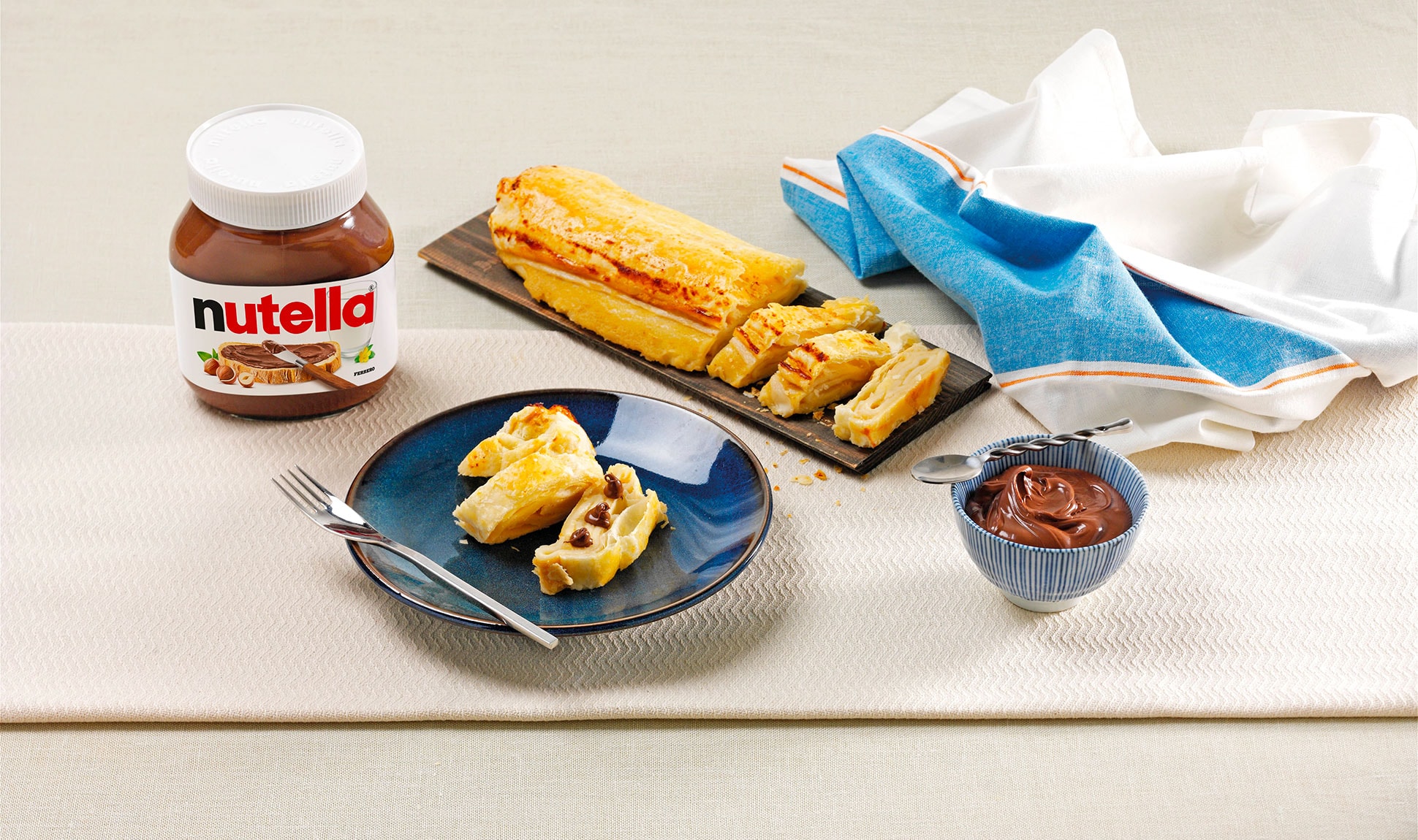 Fruit roll with Nutella®