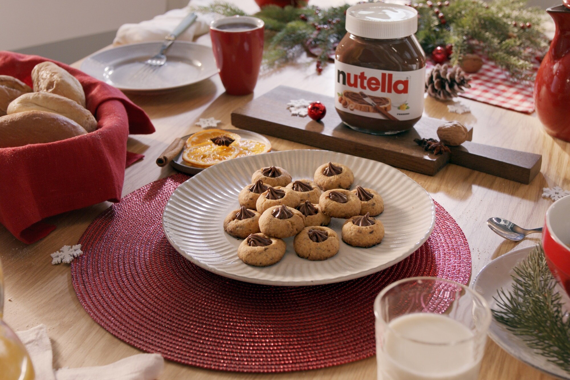Thumbprint cookies by Nutella® recipe