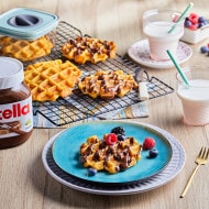 Sweet Potato Waffles with Nutella®