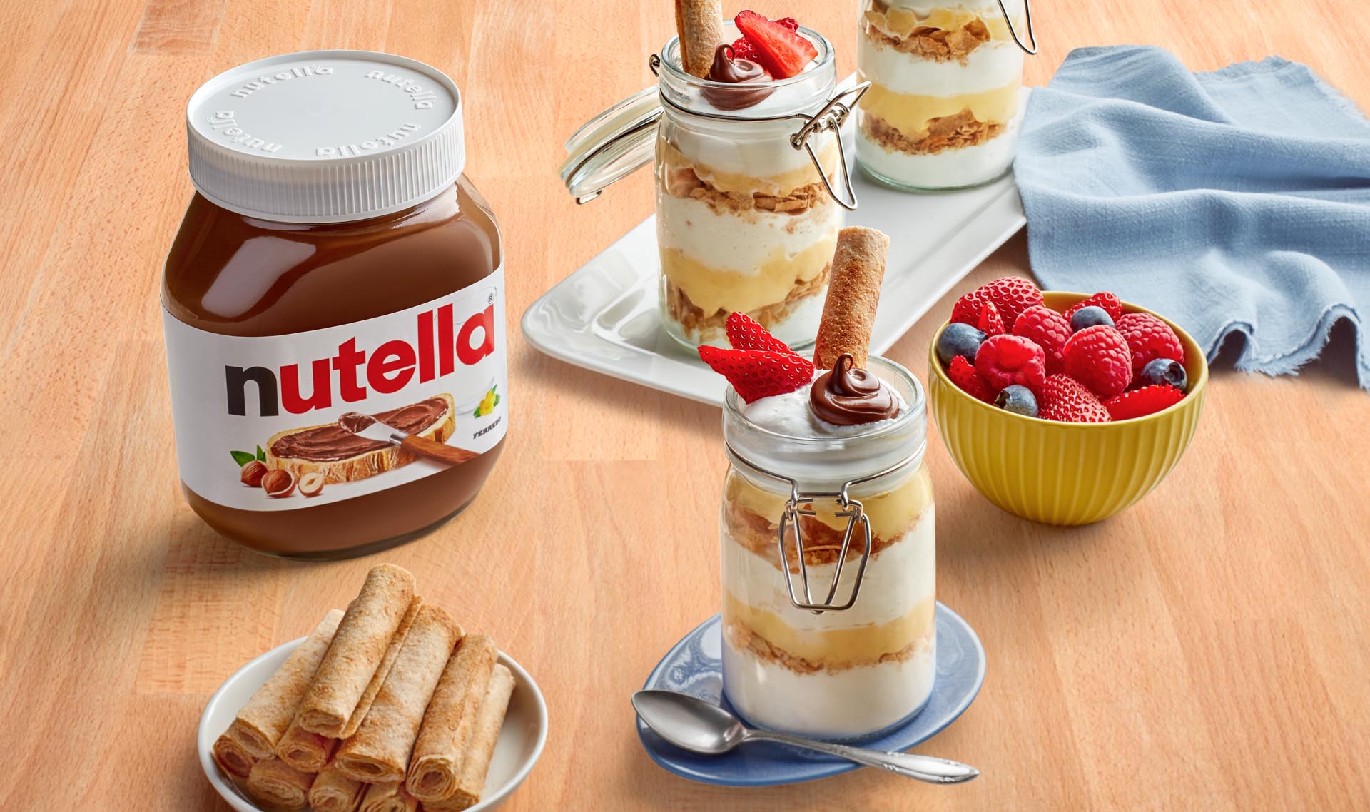Darabeel Pudding with Nutella®