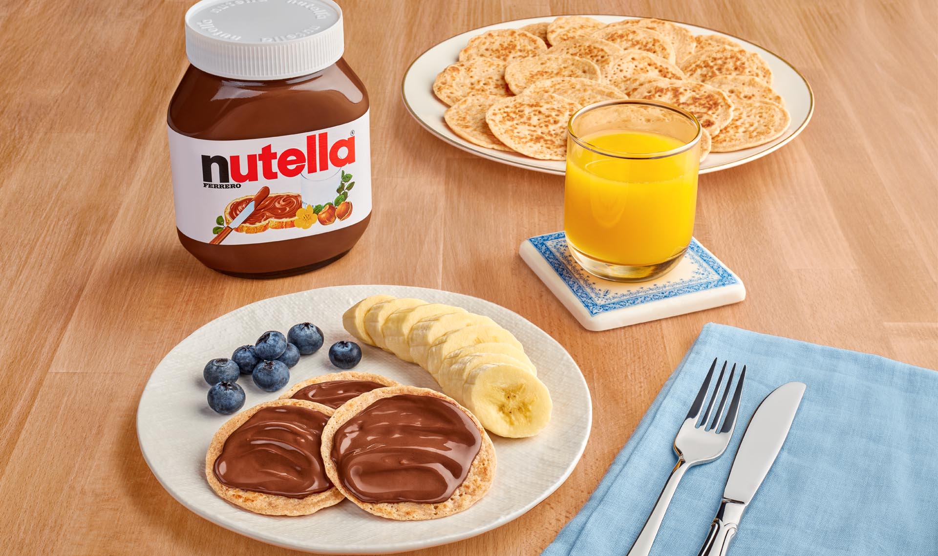 Lahooh alhatharmi with Nutella®