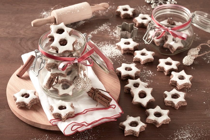 Galletas estrella con canela y Nutella®