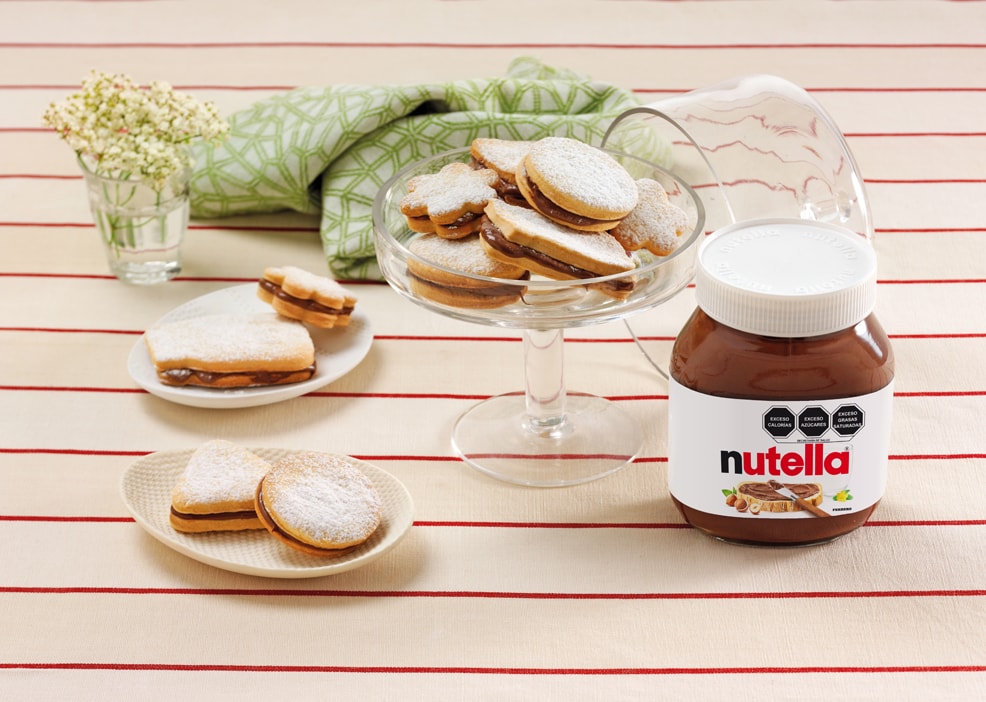 Galletas rellenas de Nutella®