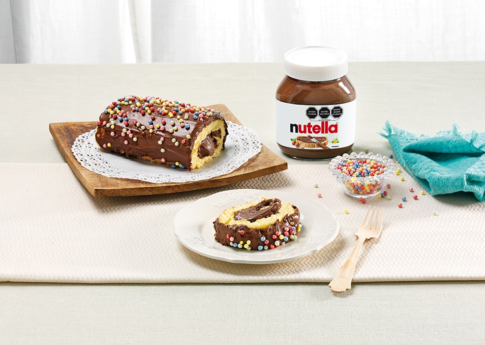 Rollo de carnaval con Nutella®