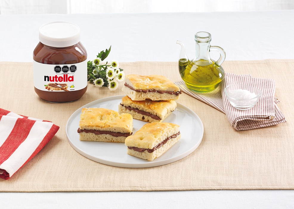 Focaccia con Nutella®