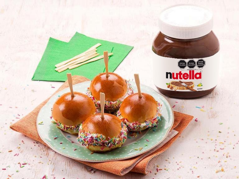 Panecitos con Nutella® y grajea