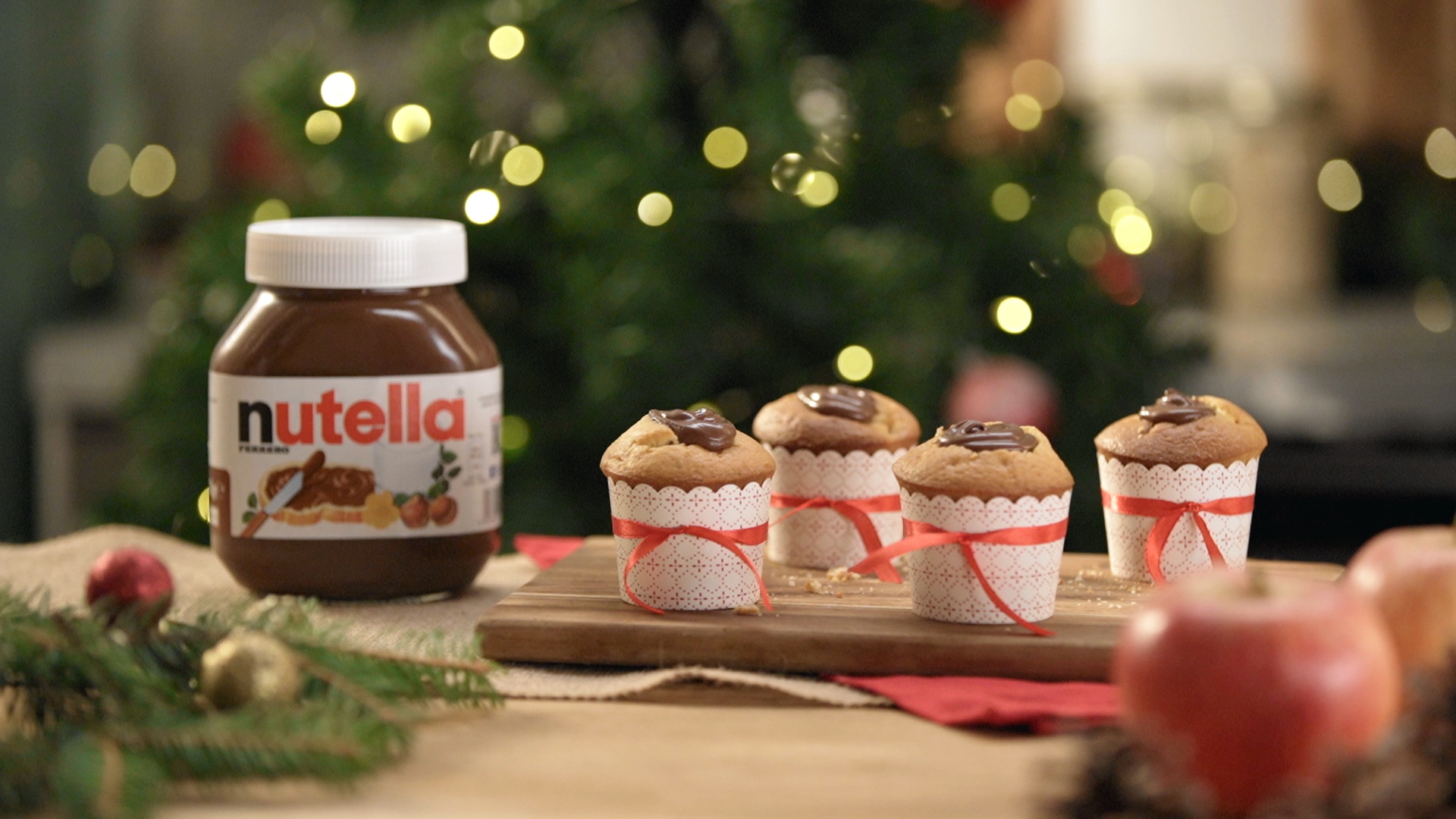 Mini muffins de Manzana con Nutella<sup>®</sup>