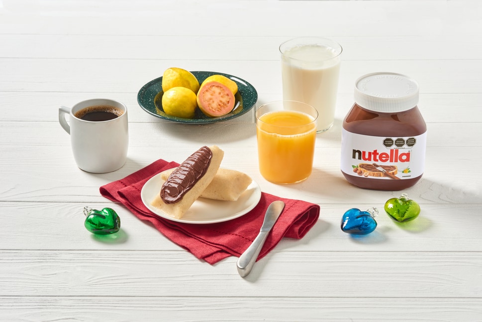 Tamales Dulces con Nutella®