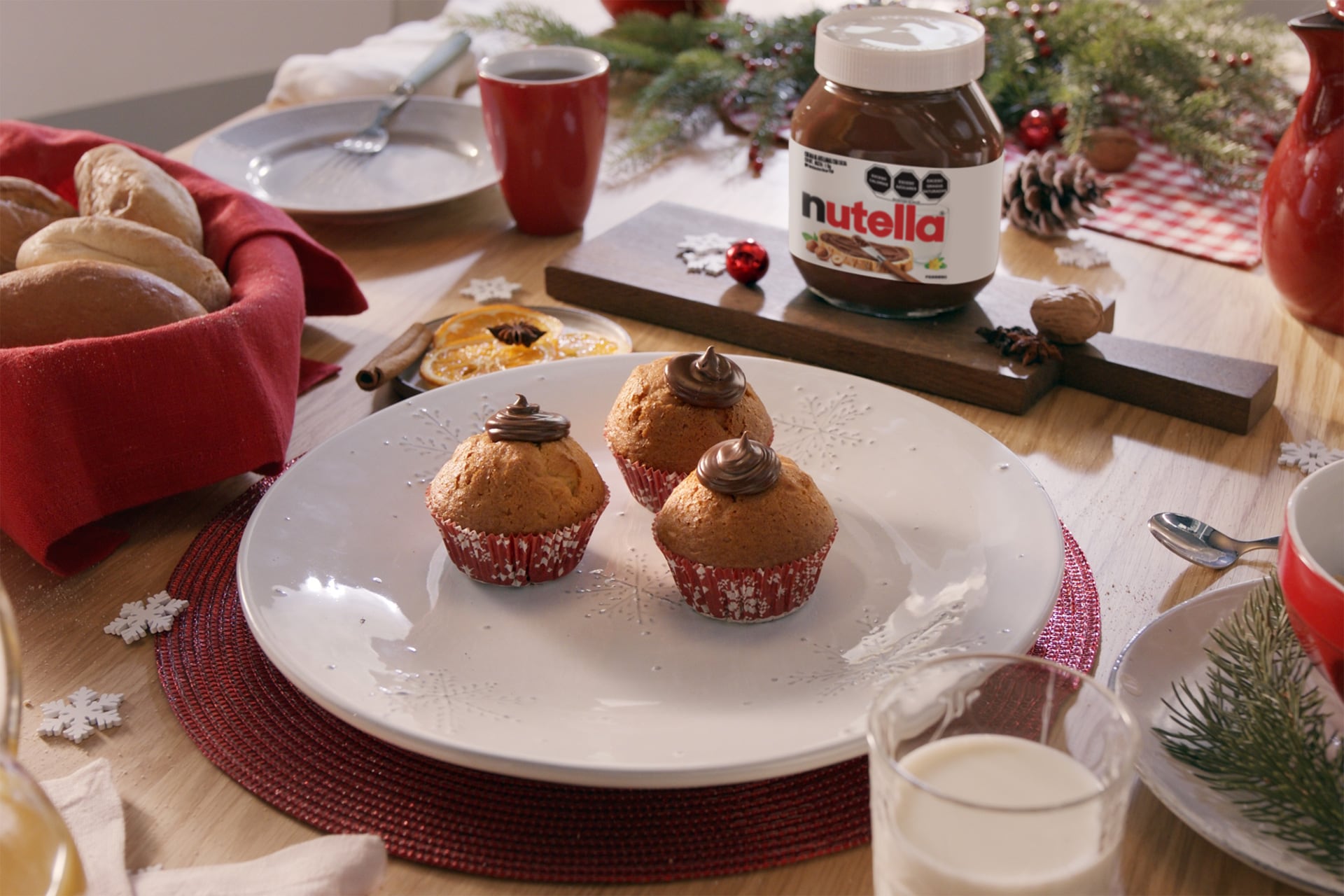 Receta de Muffins con Nutella®