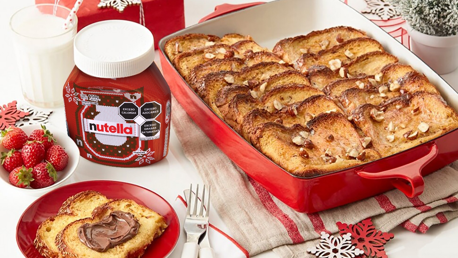 Pan Frances de Challah con Nutella®