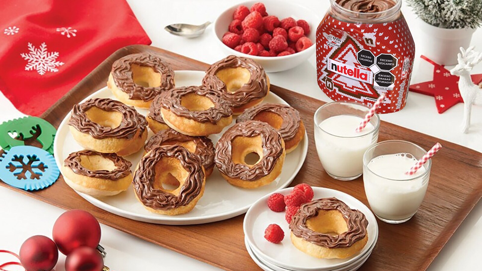 Donas horneadas con Nutella®