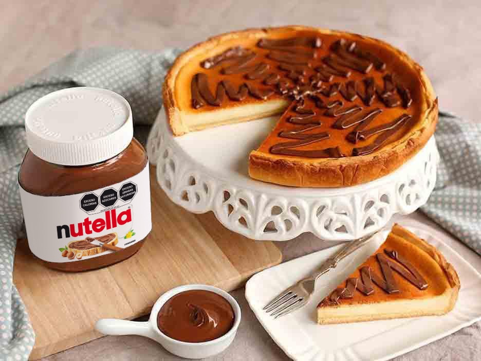 Pay de queso con Nutella®