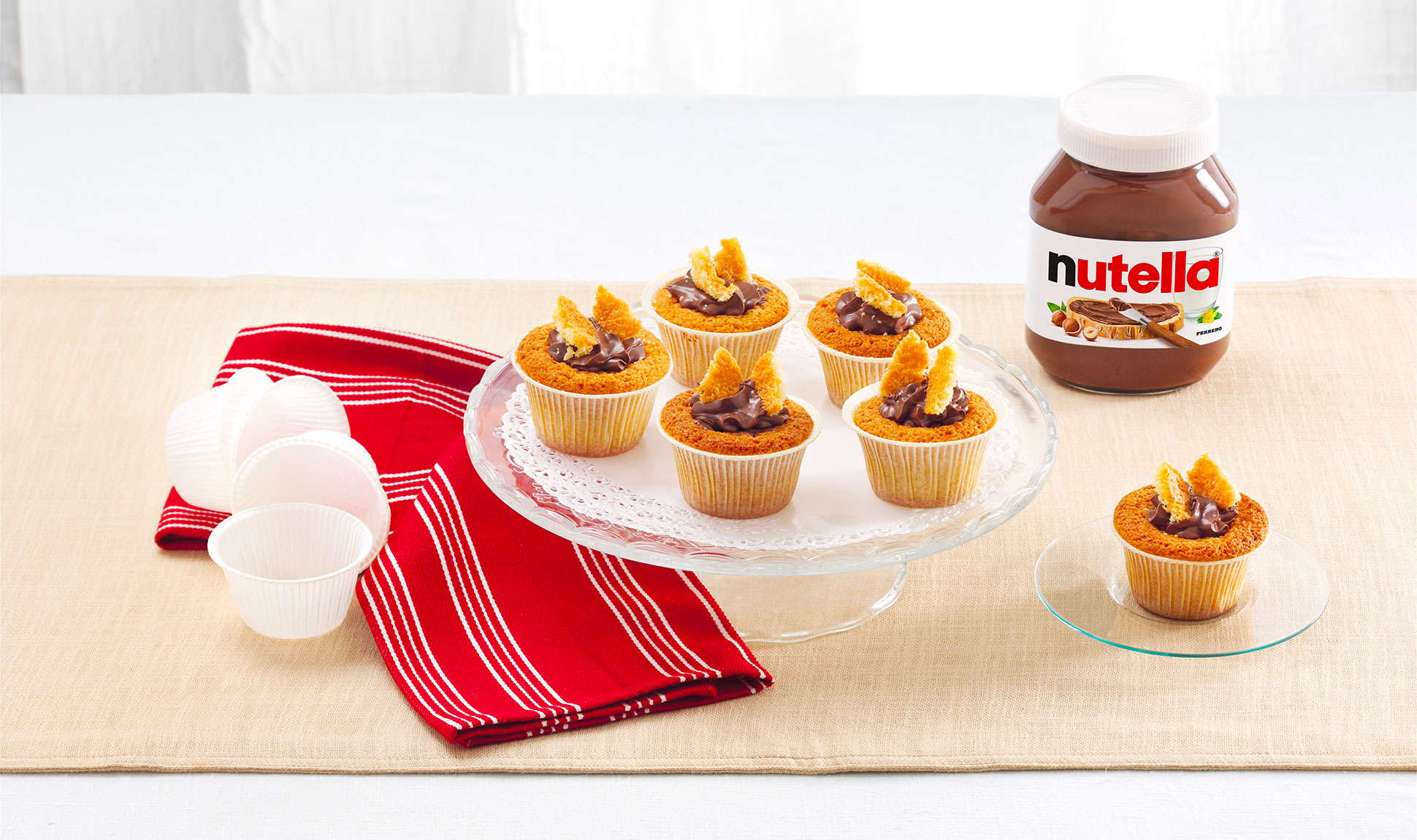 Cupcakes con Nutella® | Recetas | Receta de Nutella®