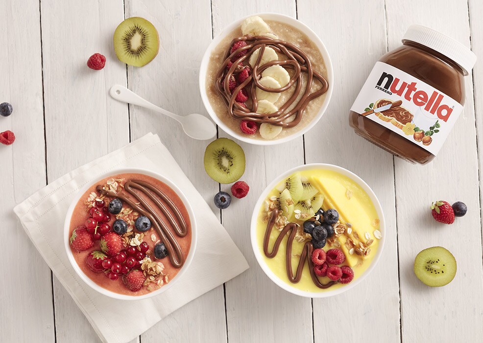 Smoothie bowls met Nutella® | recepten | Nutella® recept