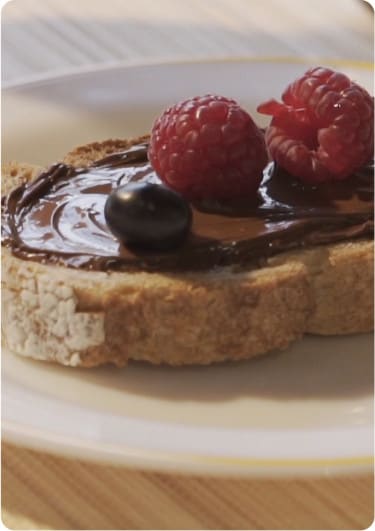 Verspreid Creativiteit Brood Frambozen | Nutella