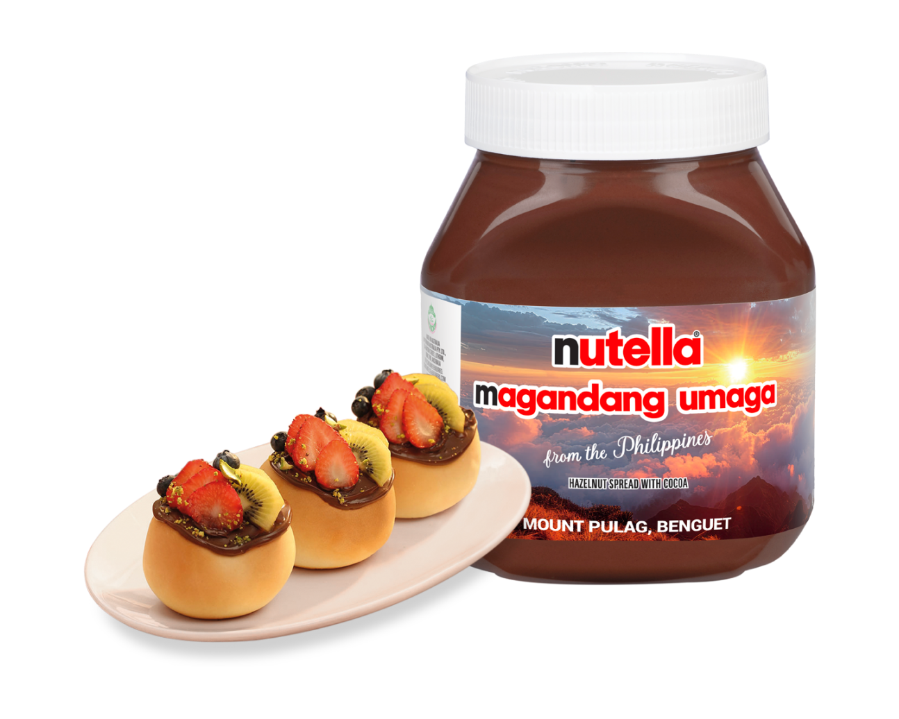 Monay with Nutella