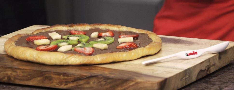 Owocowa pizza z kremem Nutella®