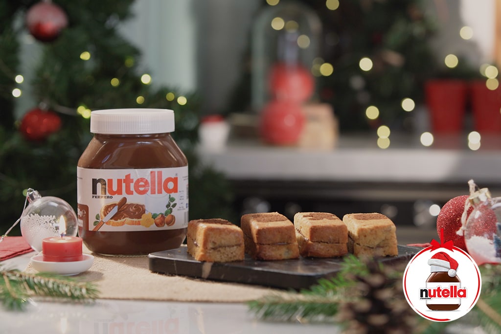 Chlebki bananowe z kremem Nutella®