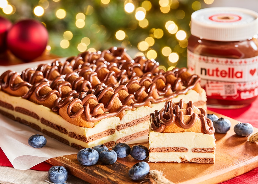 Ciasto góra lodowa z kremem Nutella® na Święta