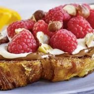 Croissant French toast with Nutella®