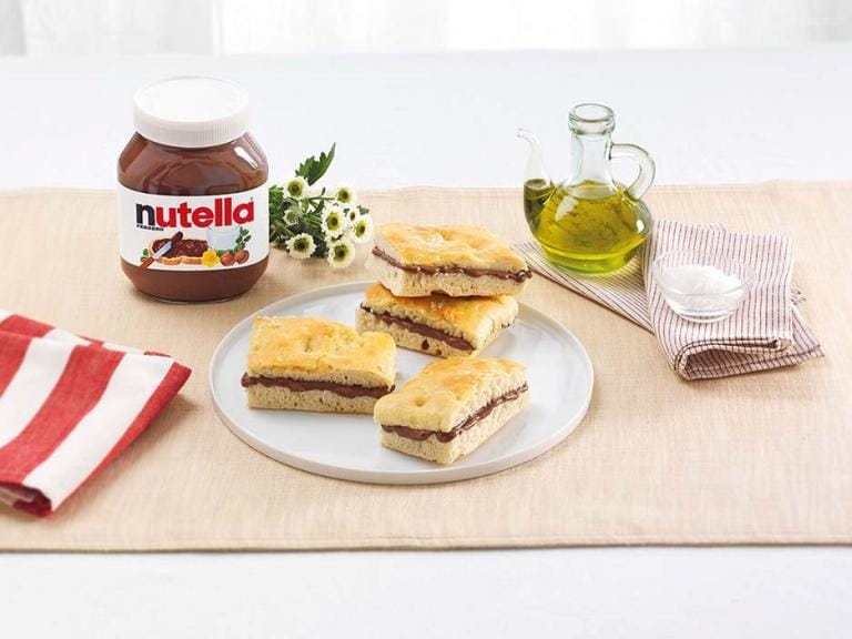 Focaccia med Nutella®