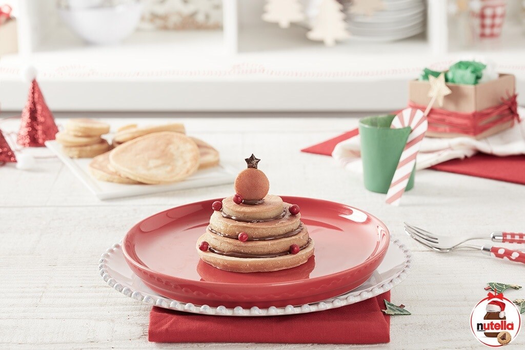 Christmas Pancake with Nutella®