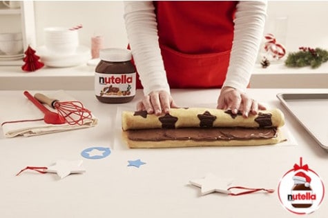 Xmas deco roll cake with Nutella® recipe | Nutella® UK and Ireland