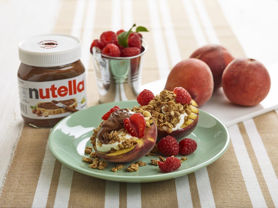 Nutella® peach melba