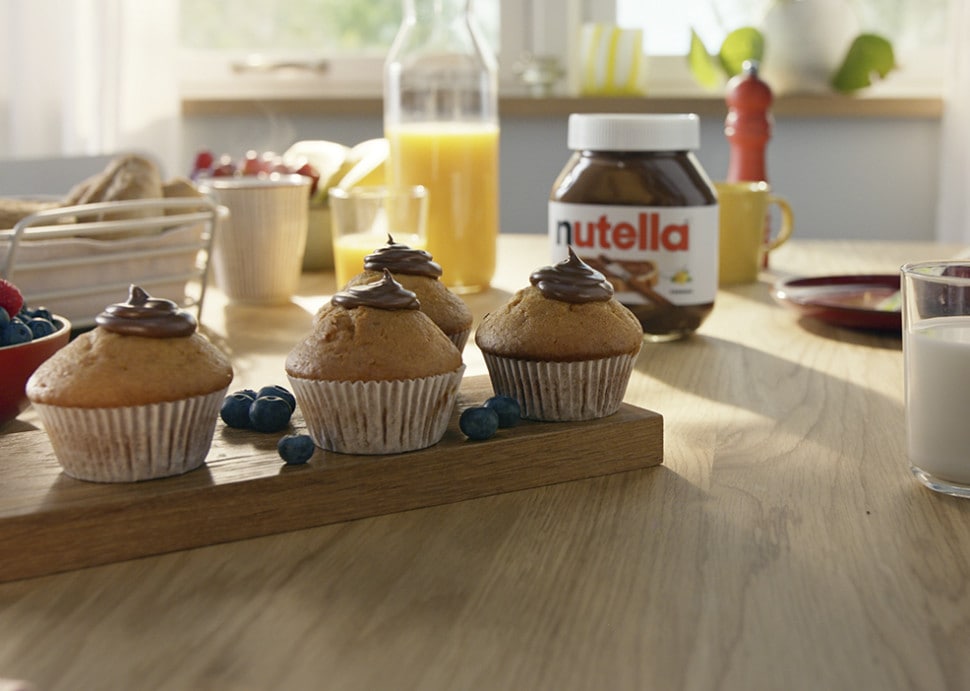 Muffin with Nutella®