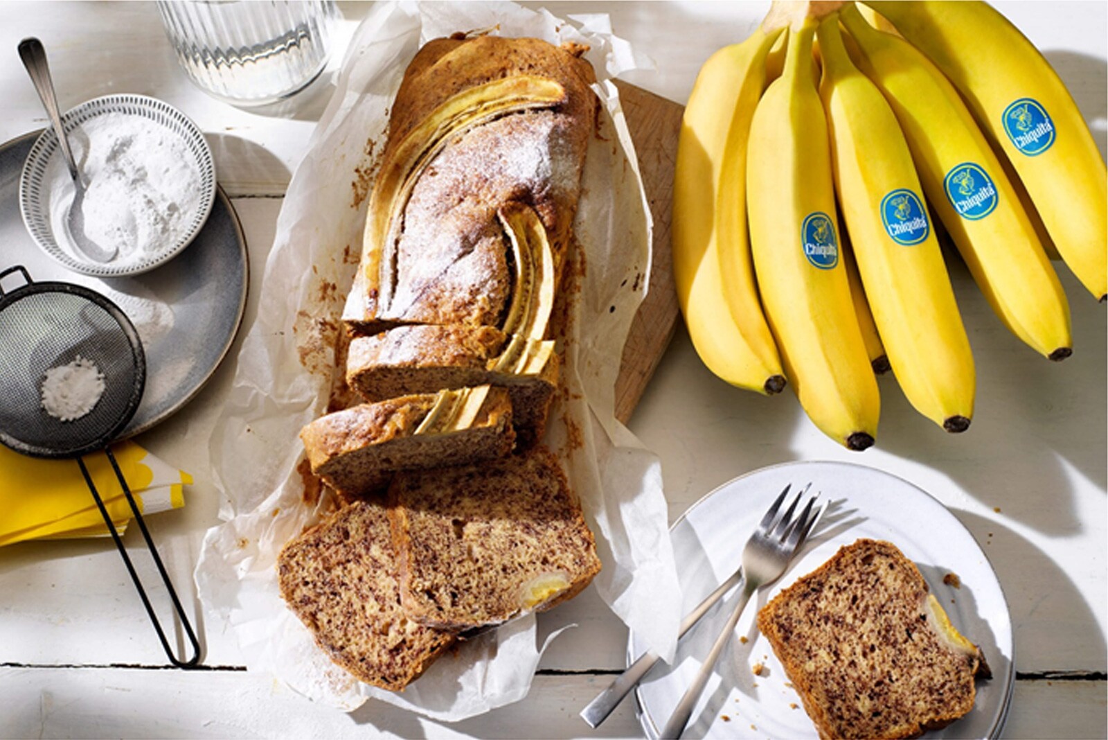 Signature Chiquita<sup>®</sup> banana bread with Nutella®