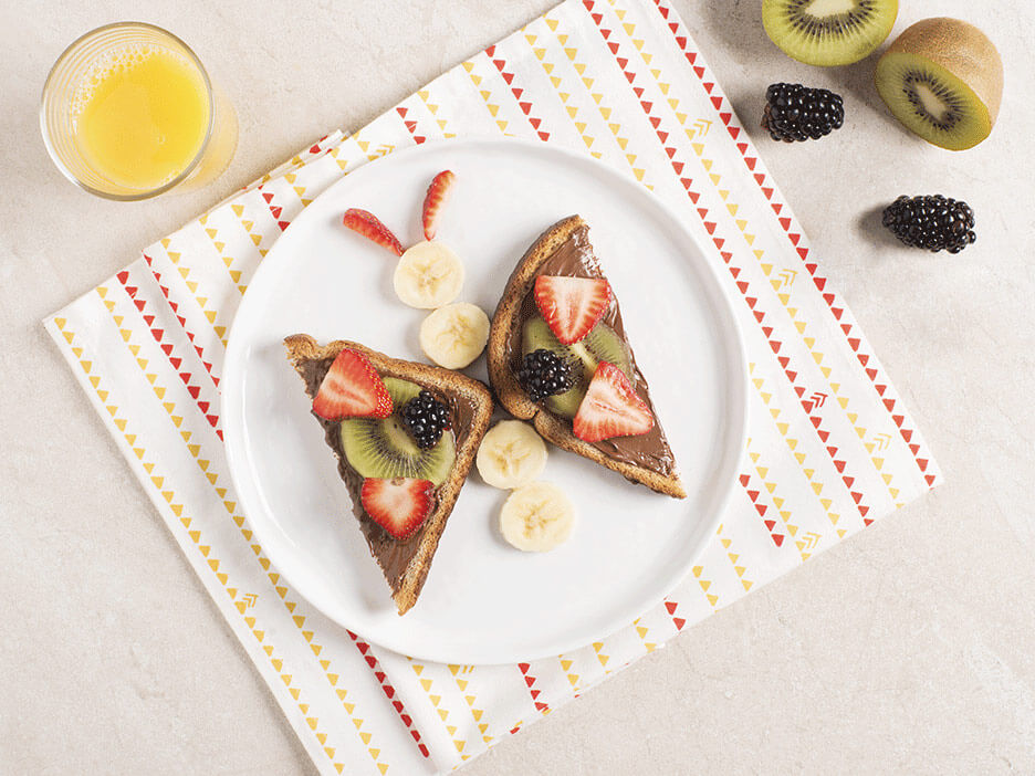 Breakfast Butterfly Toasts